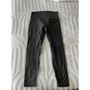 Faux leather leggings